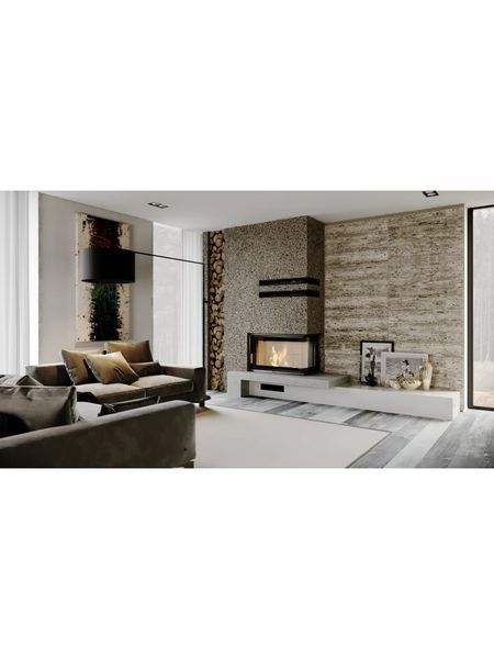 Камінна топка Defro Home INTRA ME BP (чорний шамот) Камінна топка Defro Home INTRA ME BP (чорний шамот) фото