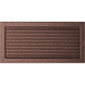 Камінна решітка Kratki мідна з жалюзями 22x45 22/45MX фото 2