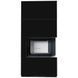 Камін Kratki FLOKI BOX правий 8 kW &Oslash; 160 в обудові з керамограніту NERO ASSOLUTO FLOKI/S/P/Q/N/A фото 2