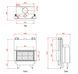 Камінна топка тривалого горіння на дровах Regal Fire Flat Architectural 80x42 1657079542 фото 2