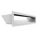 Камінна решітка Kratki LUFT біла 9x40 LUFT/9/40/45S/B фото 1