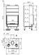 Камінна топка Nordica Monoblocco Ghisa 750 Piano Камінна топка Nordica Monoblocco Ghisa 750 Piano фото 2