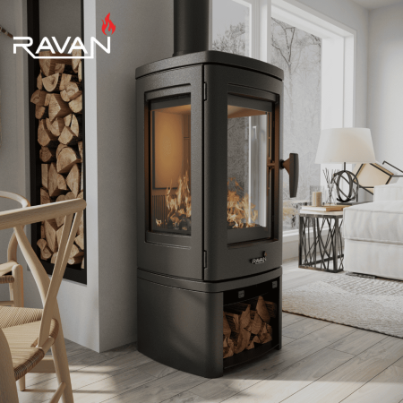 ЧАВУННА ДРОВ&rsquo;ЯНА ПІЧ-КАМІН RAVAN ELARA 10 КВТ 5290 фото