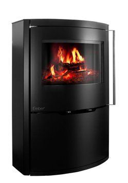 Сталева піч камін Ember kamin O1 XL Stahl 1675390896 фото