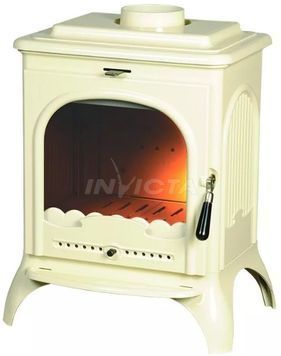 Піч-камін Invicta Seville 2 емаль слонова кістка (ref. 6192-46) 52172 фото