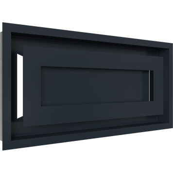 Камінна решітка Kratki WIND графітова 22x45 22/45G/WIND фото