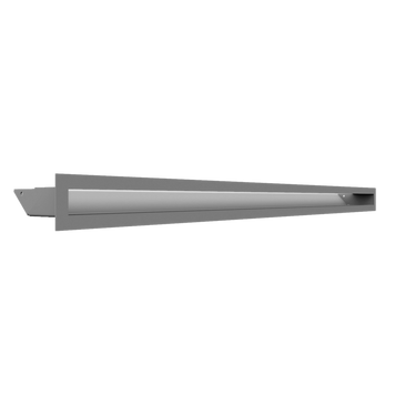 Камінна решітка Kratki LUFT біла 6x100 LUFT/6/100/45S/B фото