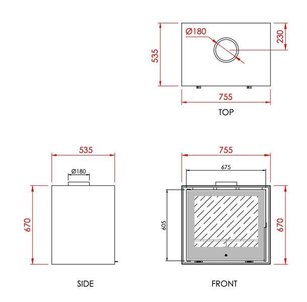 Regal Fire Universal Flat 68-62 TABLE BASE 1658571917 фото