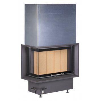 Каминная топка с г образным стеклом и гильотиной Kobok Chopok R90 67 VD 720/570-S/380(L/P) 1711788049 фото