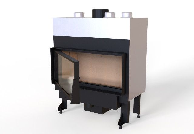 Камін тривалого горіння на дровах Regal Fire Flat S-LINE 100x42 1657403699 фото