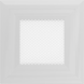 Камінна решітка Kratki Oskar біла 11x11 11OB фото 1