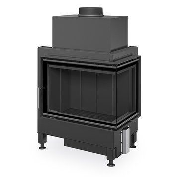 HEAT R 4g S 65.51.40.26 - сталева кутова камінна топка (темна камера) HEAT R 4g S 65.51.40.26 - сталева кутова камінна топка (темна камера) фото