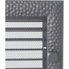 Камінна решітка Kratki Venus графітова з жалюзями 22x22 22VGX фото 1