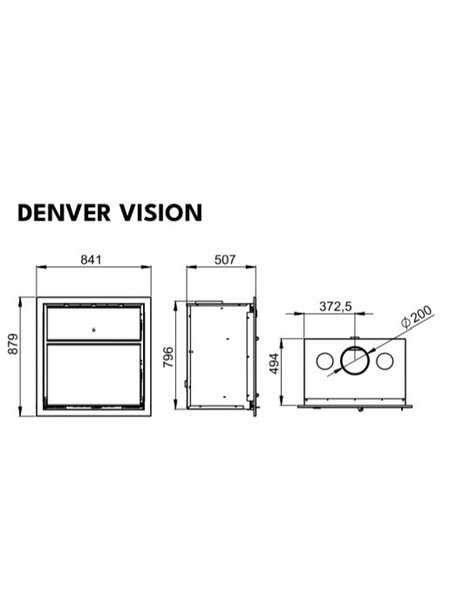 Сталева піч Bronpi DENVER VISION (з духовкою) Сталева піч Bronpi DENVER VISION (з духовкою) фото