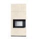 Камін Kratki FLOKI BOX правий 8 kW &Oslash; 160 в обудові з керамограніту FOKOS TALCO FLOKI/S/P/Q/F/T фото 2