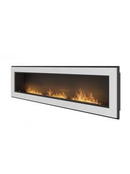 Біокамін Simple Fire FRAME 1800 Білий зі склом Біокамін Simple Fire FRAME 1800 Білий зі склом фото