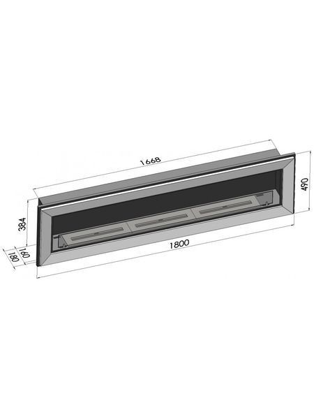 Біокамін Simple Fire FRAME 1800 Білий зі склом Біокамін Simple Fire FRAME 1800 Білий зі склом фото